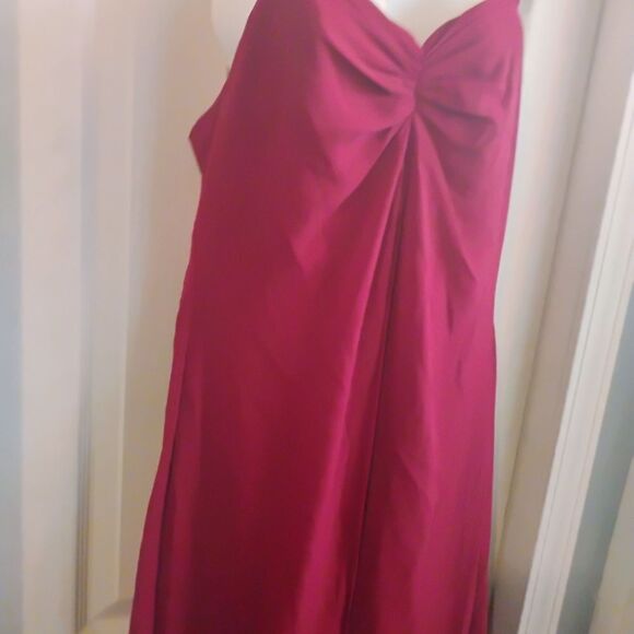 Poly Usa Red Sweetheart Sleeveless Maxi Sundress - Picture 16 of 17